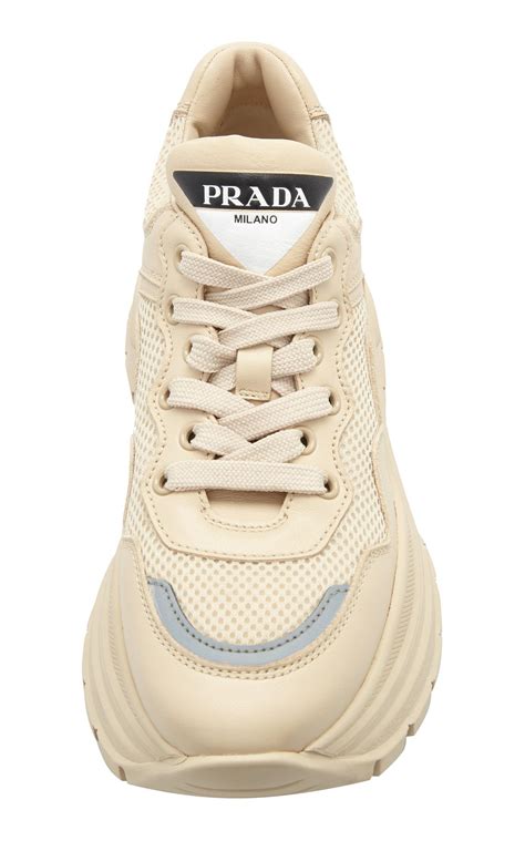 prada sneaker pelle|prada platform sneakers.